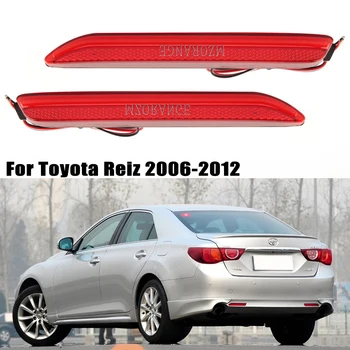 1 Пара Красных Отражателей заднего бампера для Toyota Camry Для Rezi 2006-2012 светодиодная лампа заднего торможения, лампа заднего бампера