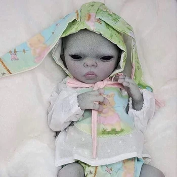 15 Дюймов DIY Alien Baby Doll комплект мягких виниловых деталей для куклы