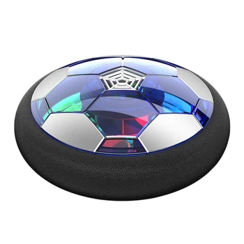 2X светодиодный футбольный мяч для парения, зарядка через USB, электрическая воздушная подушка, светящаяся детская игрушка для отдыха в помещении, для детей 3-12 лет
