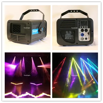 4 шт. Дешевые dj Лазерные лампы Club 200 Вт Sharpy Beam & Gobo & Laser Effects Sniper 5R beam light