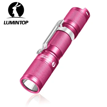 EDC Мощный светодиодный фонарик, водонепроницаемое розовое наружное освещение, фонарь для кемпинга Высокой мощности 14500 /AA, светильник 650 Люмен, ИНСТРУМЕНТ AA
