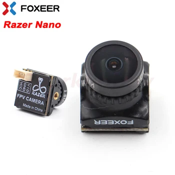 Foxeer Razer Nano 1200TVL Объектив 1,8 мм Входное напряжение DC4,5-17 В Система PAL камеры FPV с низкой задержкой Соотношение 4: 3 для гоночных дронов