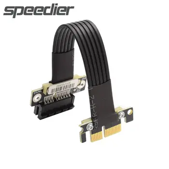 Gen4 PCI Express PCIe 4.0 x1 Riser Видеокарта Ленточный Удлинитель PCI-E 1x 4.0 Разъем Открытого Типа Для Майнинга BTC Miner