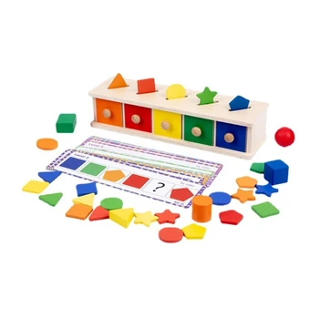 Q0KB, детская игрушка для сортировки по форме и цвету, игрушка для тренировки зрительно-моторной координации