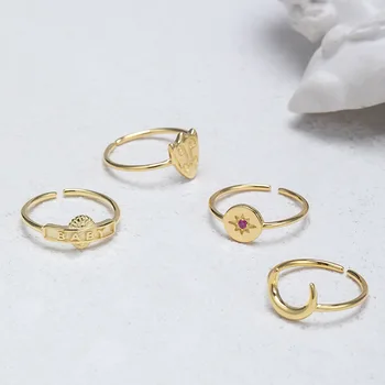 Silvology, кольца из стерлингового серебра 925 пробы, золотые Креативные Элегантные модные кольца для женщин, Милые офисные украшения