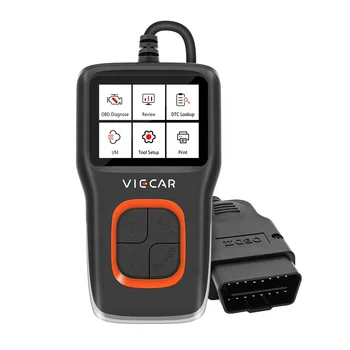 Viecar VP101 Универсальный считыватель кода OBD2 Сканер Поддерживает многоязычный автомобильный диагностический сканер
