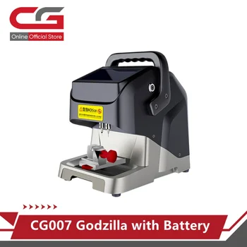 Автоматическая машина для резки ключей CG CG007 Godzilla со встроенным аккумулятором, автономная работа, бесплатное обновление онлайн