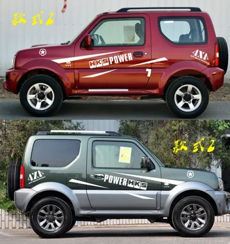 Автомобильные наклейки для Suzuki Jimny 2005-2021 Индивидуальные спортивные декоративные наклейки на экстерьер автомобиля