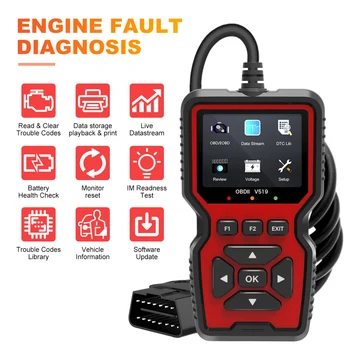 Автомобильный OBD2 сканер 1 шт., инструменты для диагностики автомобилей, Автомобильный Профессиональный считыватель кодов, OBD2 сканер, аксессуары для ремонта автомобилей