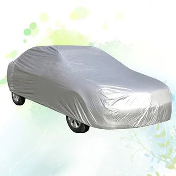 Автомобильный Летний пылезащитный чехол для автомобильной одежды - Размер L (серебристый)