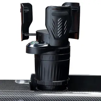 Автомобильный подстаканник-удлинитель, Расширяемый подстаканник с компасом, вращающийся на 360 градусов кронштейн, держатель для напитков, Автомобильные подстаканники