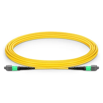 АДАПТАЦИЯ для MTP®-12 (женский) к MTP®-12 (женский) OS2 Одномодовый магистральный кабель Elite, 12 волокон, Тип B, LSZH, желтый