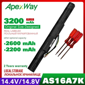 Аккумулятор Apexway AS16A5K AS16A7K AS16A8K для Acer Aspire E15 E5-475G 523G 553G 575G 774G E5-575-59QB E5-575 E5-575G-53VG