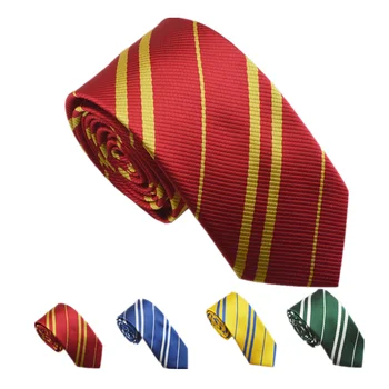 Аниме, Обтягивающие галстуки в стиле колледжа, Повседневный значок для взрослых, Полосатый Галстук Для мальчиков и Девочек, Студенческий Волшебный тонкий Галстук для вечеринки