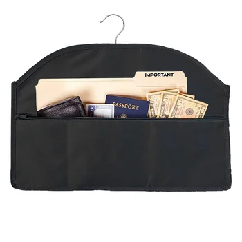 Безопасная вешалка для переноски, потайной карман, сейф помещается под одежду с карманом для хранения ценностей для дома или для защиты от воды.