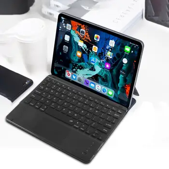 Беспроводная Клавиатура Bluetooth Ультратонкая Перезаряжаемая Клавиатура для ПК С Сенсорной Клавиатурой Для iPad 7th Air2/3 Pro 10.5 Air Android Tablet