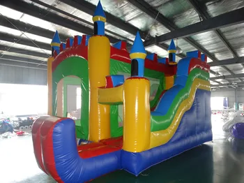 Большой надувной замок Bounce Compo в парке развлечений для детей