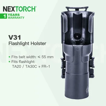 Быстрозажимной держатель для фонарика Nextorch V31 с тактической кобурой, удобный в переноске и использовании, с возможностью поворота на 360 °, дизайн заказчика, EDC