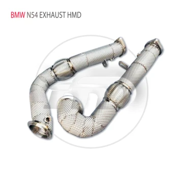 Выпускная система HMD Высокопроизводительная Водосточная труба для Двигателя BMW Z4 E89 N54 3,0T 2008-2012 Автомобильные Аксессуары С Трубой Cat