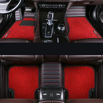 Высококачественный Индивидуальный однослойный и двухслойный съемный автомобильный коврик в полоску для FORD Mustang Territory Ranger Galaxy
