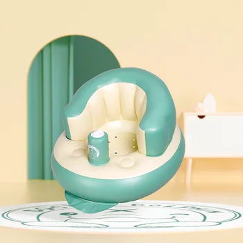 Детский надувной диван-кресло, Мультяшный Портативный Бассейн для ванной, Детское сиденье для путешествий, игрушки для бассейна, Детское надувное сиденье