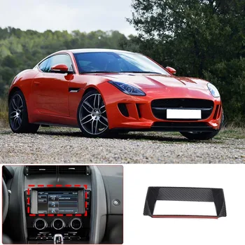 Для Jaguar F-TYPE F Tpye 2013-2018 Автомобильный Навигационный экран Панель Рамка Наклейка ABS Аксессуары для интерьера