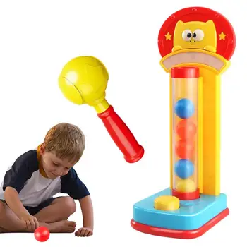 Игрушка с молотком для игры в мяч, обучающие игрушки для раннего образования Монтессори