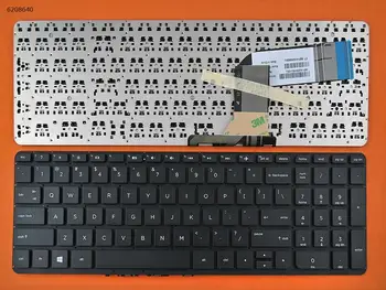 Клавиатура для ноутбука HP 17-f072no 17-f074no 17-f075no 17-f076no ЧЕРНАЯ без РАМКИ без фольги