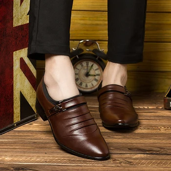 Классические мужские модельные туфли для мужчин, Оксфорды на шнуровке, Кожаная обувь, Деловая обувь, Удобная Роскошная мужская обувь, обувь больших размеров