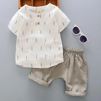 Комплект одежды для маленьких мальчиков на 1-5 лет, Новинка 2023 года, Летние комплекты одежды для мальчиков, Повседневные Модные Детские Комплекты одежды для мальчиков, 2 шт.