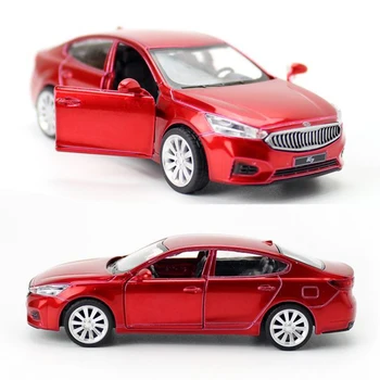 Масштабная модель автомобиля 1:43, Красный Автомобиль KIA K7 из Сплава, Литая под давлением Металлическая Модель Автомобиля для Коллекции, Подарок для детей V205