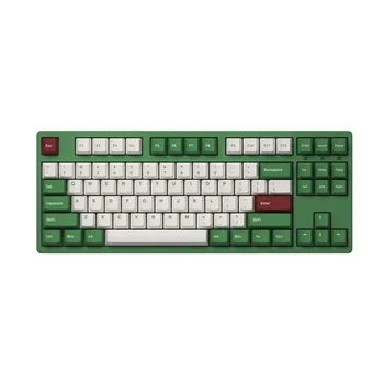Механическая игровая клавиатура Akko 3087DS Matcha Red Bean Проводная 87-Клавишная TKL Cherry Profile PBT Double Shot Keycaps N-key Rollover