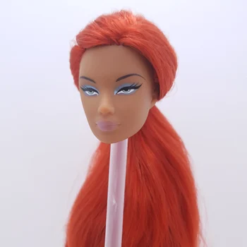 Модные Королевские Рыжие волосы, открученная голова куклы OOAK Integrity в масштабе 1/6