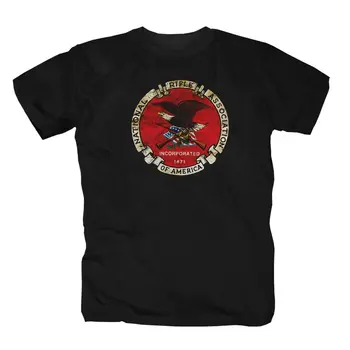 Национальная стрелковая ассоциация США, футболка Waffen America Stand And Fight, 2 стороны, Короткая повседневная мужская одежда с круглым вырезом, S-3XL