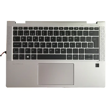 Новая испанская клавиатура с подсветкой Для ноутбука HP EliteBook X360 1030 G3 SP С подставкой для рук, Верхняя крышка с тачпадом
