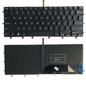 Новинка в США для Dell Inspiron 7558 7568 клавиатура на английском языке с подсветкой
