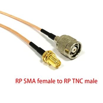 Новый разъем RP-SMA с разъемом RP-TNC, Преобразователь RG316, соединительный кабель 15 см, 6 