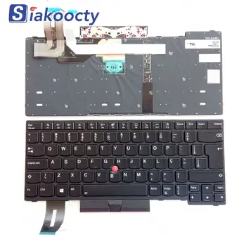 Новым пользователям предоставляется скидка на клавиатуру ноутбука Lenovo Thinkpad T14 Gen 1 P14s Gen 1 Клавиатура с подсветкой