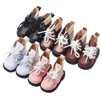 Обувь для мини-куклы, Ботинки Martin, Обувь из искусственной кожи с высоким берцем Для американской куклы Paola Reina и кукольных сапог 1/6 BJD Blythe EXO, подарок для Девочки