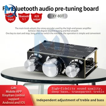 Плата предварительной настройки аудио 5-24 В XY-BDT Bluetooth, Плата двухканального Стереодекодера, Плата Bluetooth + AUX входного Аудиоусилителя