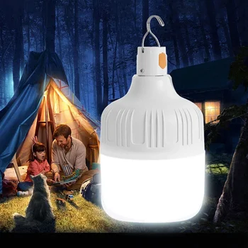 Портативные походные фонари Перезаряжаемый светодиодный фонарь для кемпинга, аварийная лампа, высокомощные палатки, освещение, лампа для кемпинга.