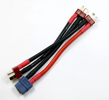 Последовательное подключение T Plug Dean Style 3S к соединительному кабелю XT60 12AWG