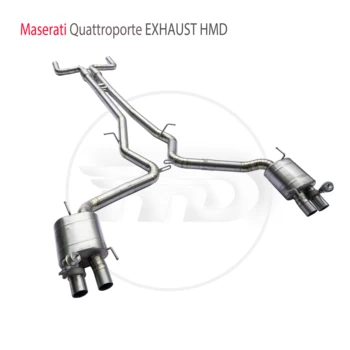 Производительность выхлопной системы из титанового сплава HMD Catback подходит для Maserati Quattroporte Автоматическая модификация электронного клапана