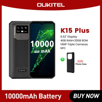 Смартфон OUKITEL K15 Plus 10000 мАч 6,52 