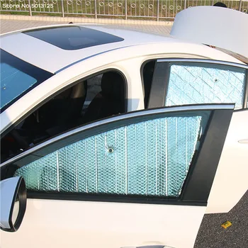 Солнцезащитный Козырек на Переднее Заднее Стекло Автомобиля, Сетчатый Солнцезащитный Козырек, Защита от Солнца, Алюминиевая Фольга для Mazda 3 Axela 2022 2019 2020 2021