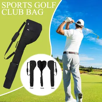 Спортивная сумка для клюшки для гольфа, легкая водонепроницаемая сумка для занятий на открытом воздухе, сумка Унисекс для хранения, сумка для тренировок в гольф, Портативная клюшка L6C4