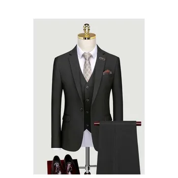 Сшитое на заказ свадебное платье жениха, блейзер, деловые классические брюки высокого класса ZHA04-88999