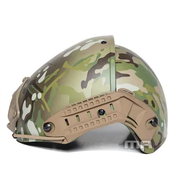 Тактический шлем CP AF для спорта на открытом воздухе Тактический шлем DE MC Ограниченной серии для страйкбола Охоты Верховой езды Спортивной защиты в военных играх