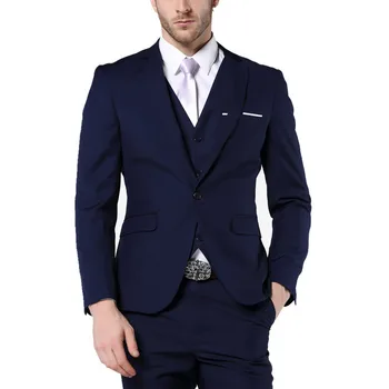 Частный заказ 2021, Новые облегающие мужские однотонные костюмы, темно-синий костюм с пайетками, Мужские Свадебные костюмы, Мужские деловые костюмы