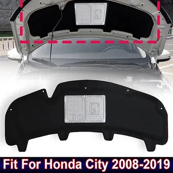 Черный Звуконепроницаемый хлопок для двигателя автомобиля Honda City 2008-2014/2015-2019 Автомобильные аксессуары Звукоизоляционный хлопок может снизить уровень шума